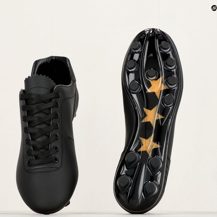 Scarpe da calcio Pantofola d'Oro Lazzarini Eco nero da uomo 12