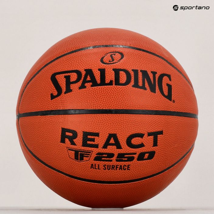 Spalding TF-250 React basket arancione 6