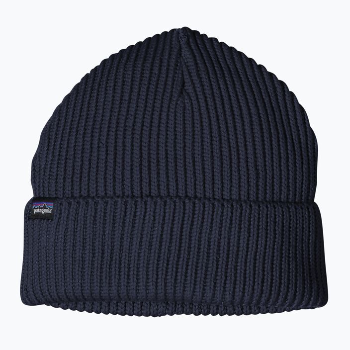 Patagonia Fishermans Rolled Beanie cappello invernale blu navy 2