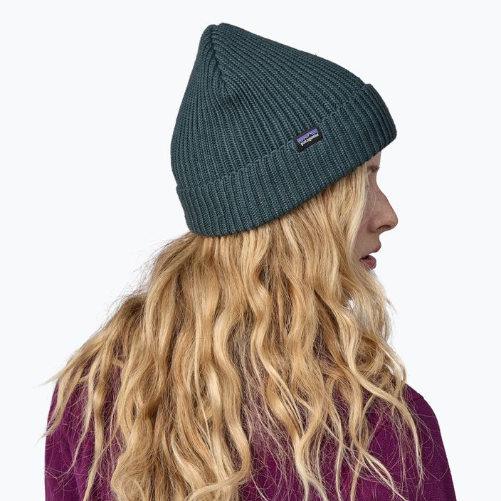 Patagonia Fishermans Rolled Beanie berretto invernale verde nouveau 3