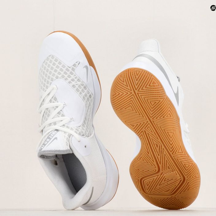 Nike Zoom Hyperspeed Court scarpe da pallavolo SE bianco/argento metallico gomma 8