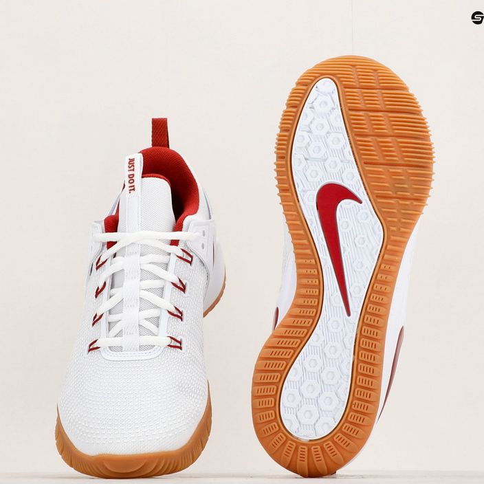 Nike Air Zoom Hyperace 2 LE bianco/team crimson bianco scarpe da pallavolo 8