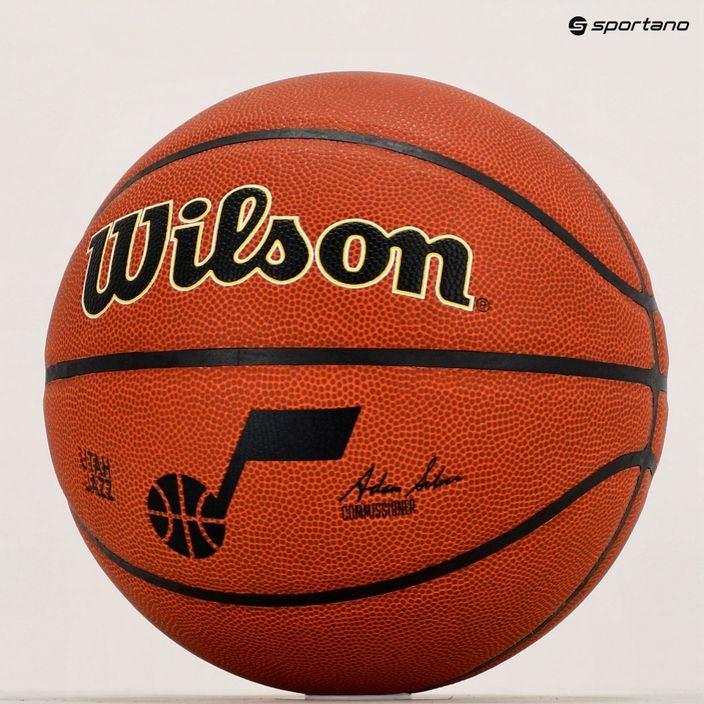 Wilson NBA Team Alliance Utah Jazz marrone dimensioni 7 basket 8