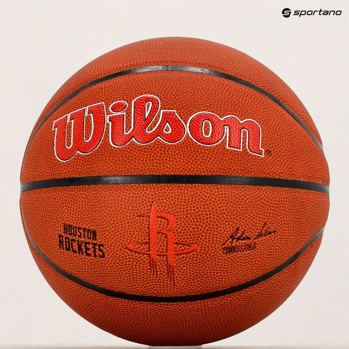 Wilson NBA Team Alliance Houston Rockets marrone basket taglia 7 6