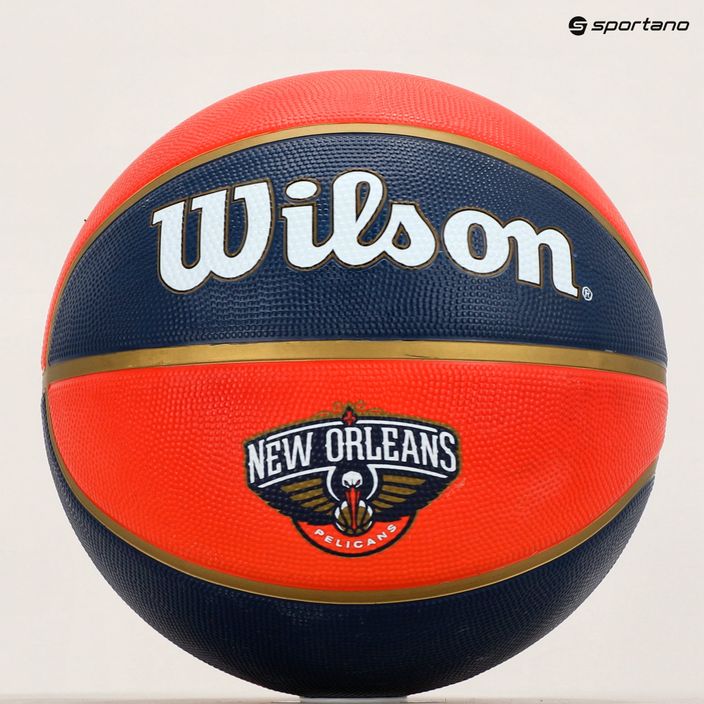 Wilson NBA Team Tribute New Orleans Pelicans basket blu taglia 7 7