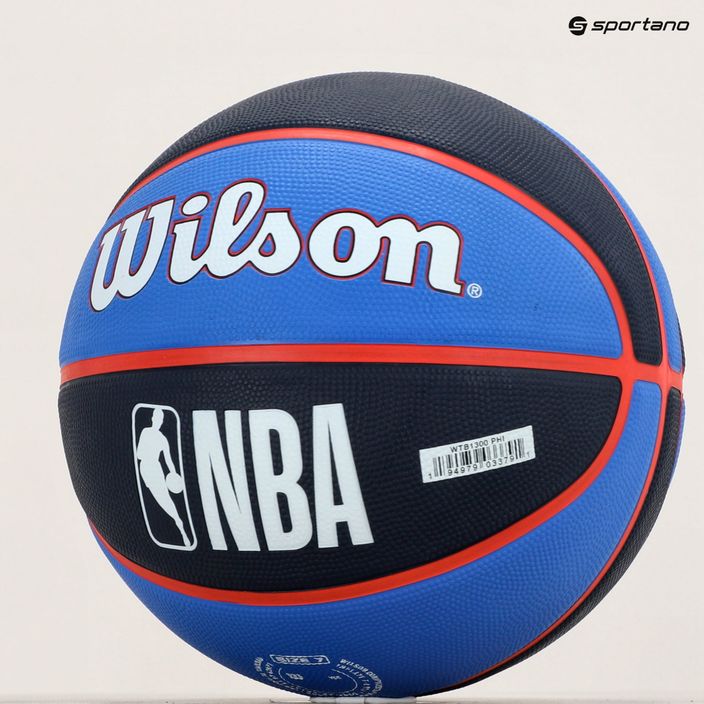 Wilson basket NBA Team Tribute Philadelphia 76ers rosso taglia 7 7