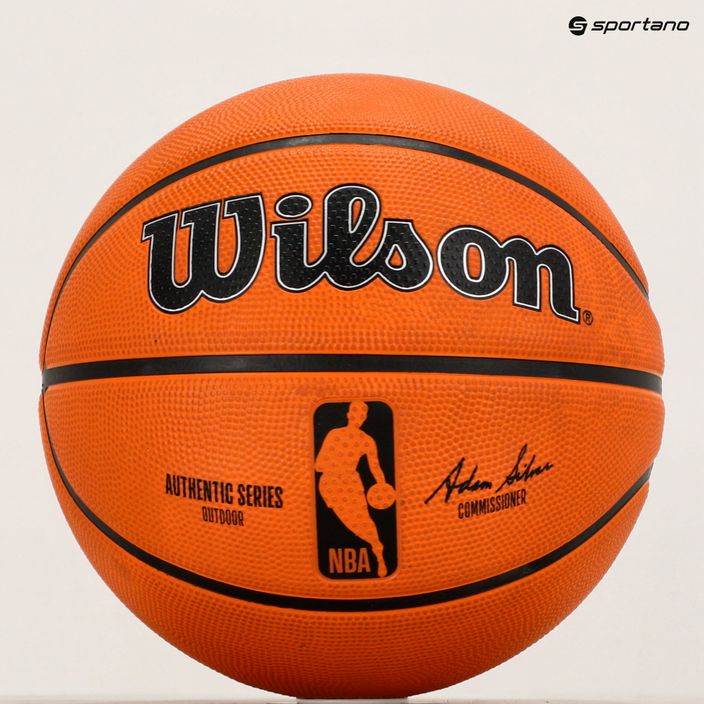 Wilson basket NBA Authentic Series Outdoor marrone taglia 6 11