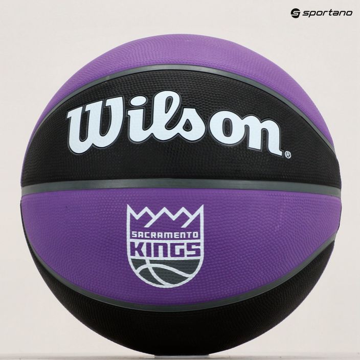 Wilson NBA Team Tribute Sacramento Kings basket viola taglia 7 5
