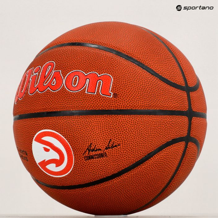 Wilson NBA Team Alliance Atlanta Hawks marrone taglia 7 basket 6