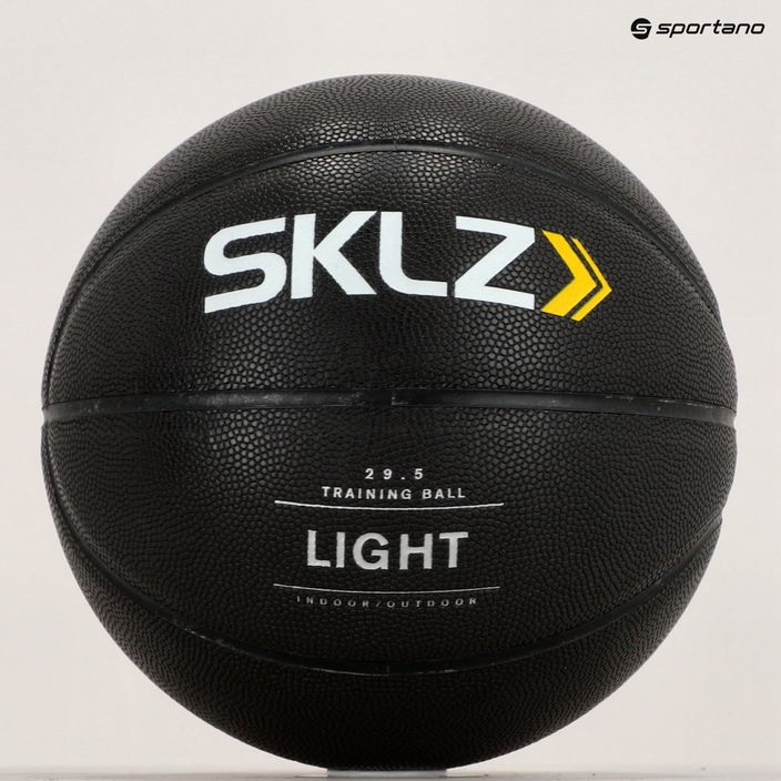 Pallone da basket SKLZ Lightweight Control per l'allenamento della pallacanestro nero taglia 5 5