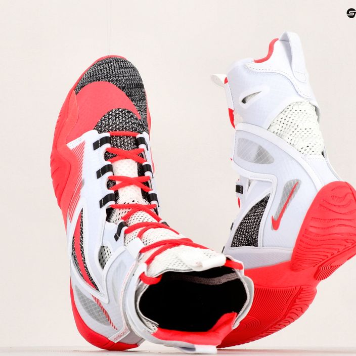 Nike Hyperko 2 bianco/cremisi/nero scarpe da boxe 12