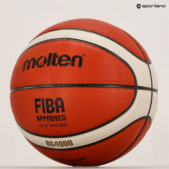 Pallacanestro Molten B6G4000 FIBA arancione misura 6 7