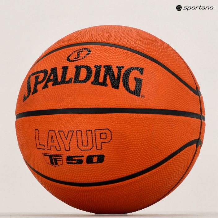 Spalding TF-50 Layup basket arancione 5
