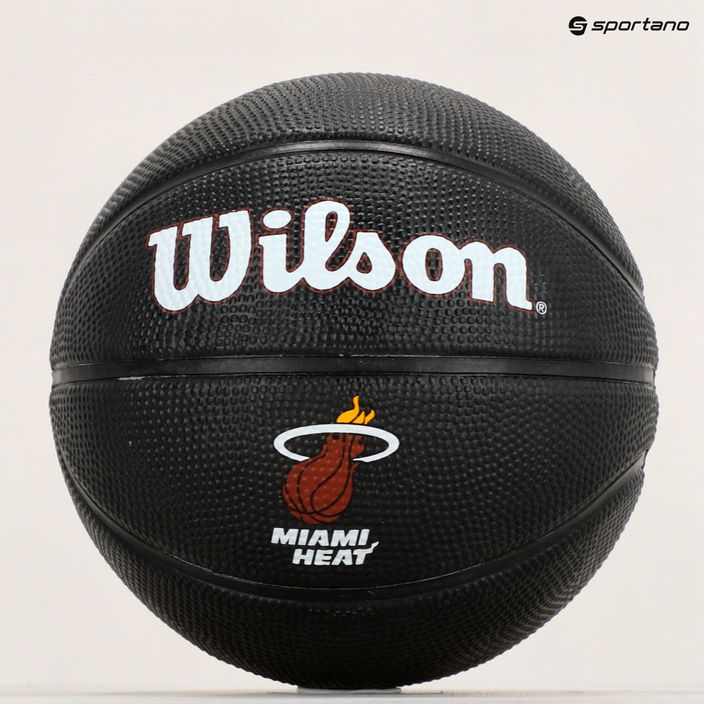 Pallacanestro da bambino Wilson NBA Tribute Mini Miami Heat nero taglia 3 9