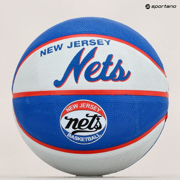 Pallacanestro per bambini Wilson NBA Team Retro Mini Brooklyn Nets nero taglia 3 5