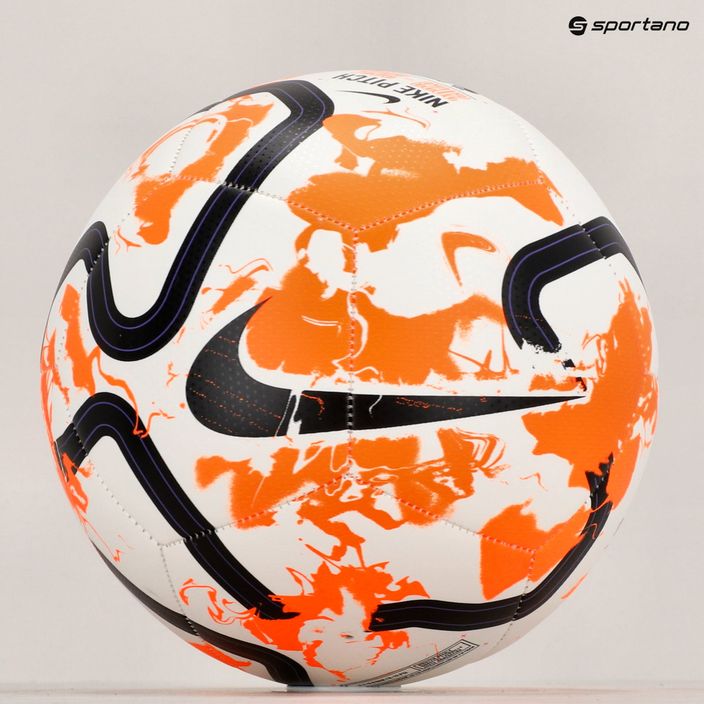 Nike Premier League calcio Pitch bianco / totale arancione / nero taglia 5 8