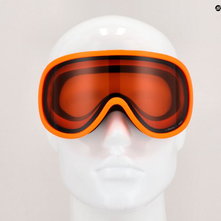 Occhiali da sci per bambini POC POCito Retina arancione fluorescente 10