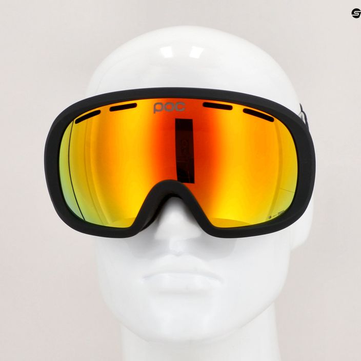 Occhiali da sci POC Fovea Mid nero uranio/arancio parzialmente solare 6