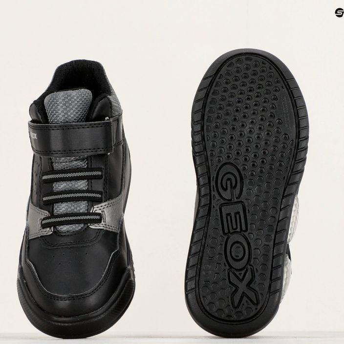 Geox Illuminus nero/grigio scuro scarpe junior 9