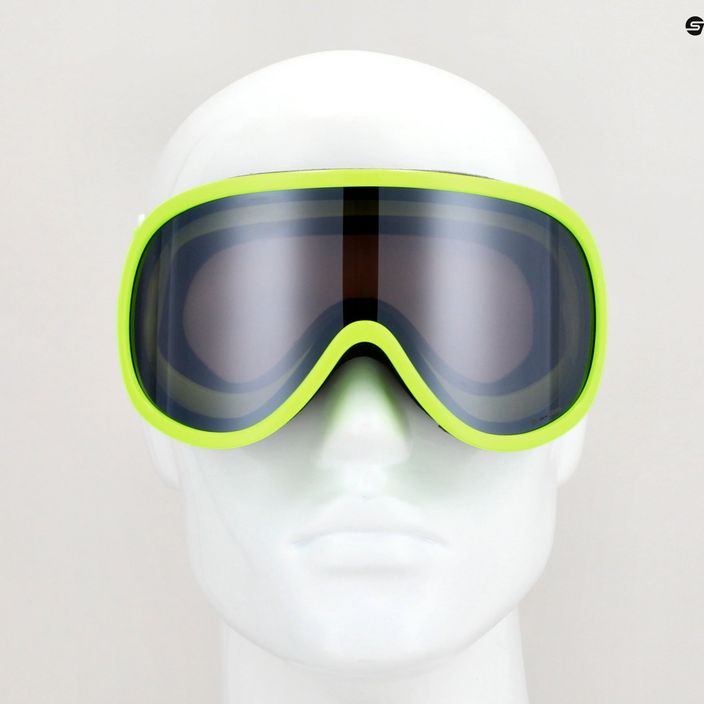 POC POCito Retina occhiali da sci per bambini giallo fluorescente/verde/clarity pocito 10