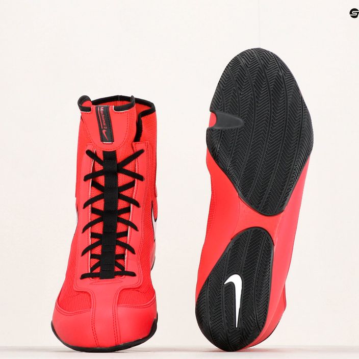 Nike Machomai 2 scarpe da boxe rosso università/bianco/nero 8