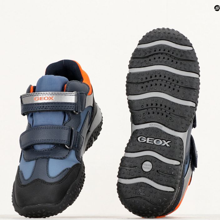 Geox Baltic Abx junior scarpe navy/blu/arancio 15