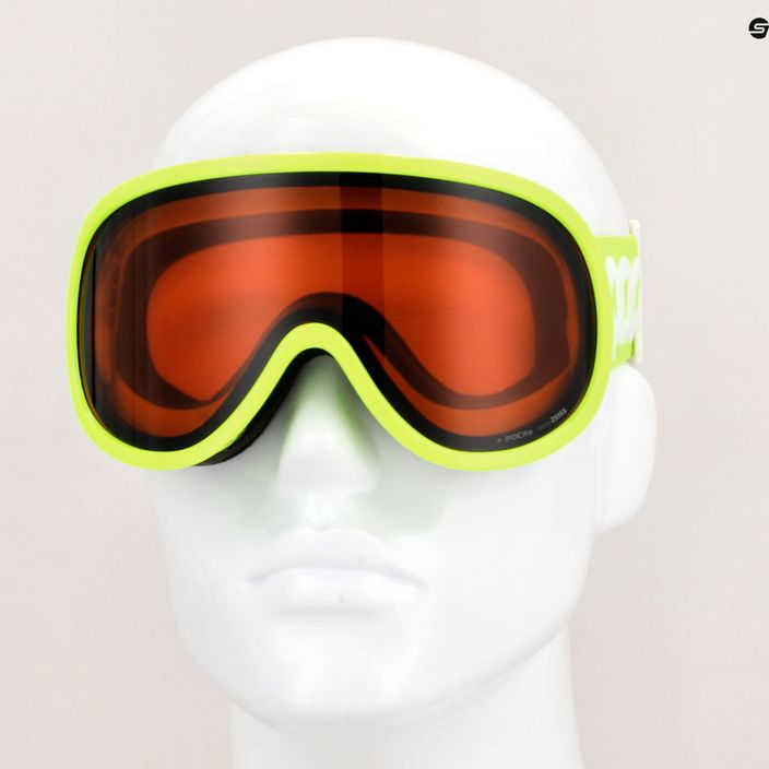 POC POCito Retina giallo fluorescente/verde, occhiali da sci per bambini 6