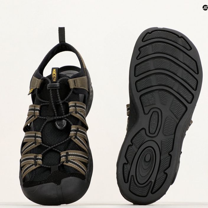 KEEN Drift Creek H2 sandali da trekking da uomo oliva scura/nero 14