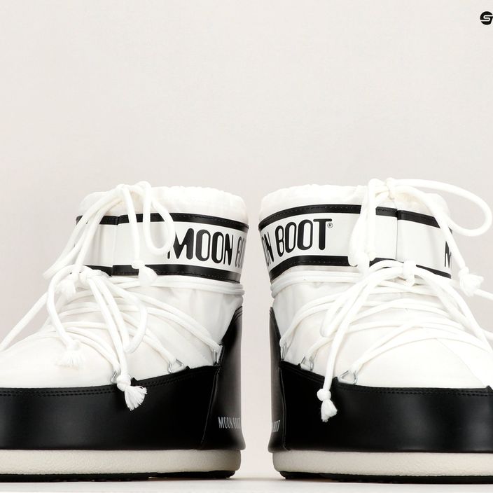 Stivali da neve donna Moon Boot Icon Low Nylon bianco 12