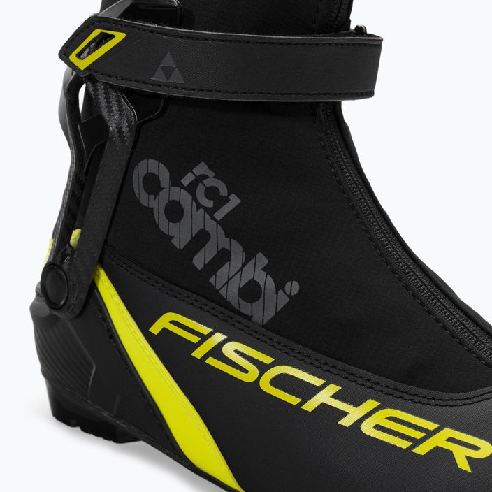 Scarponi da sci di fondo Fischer RC1 Combi nero/giallo 11