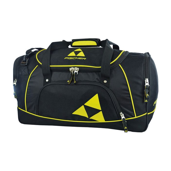 Borsa da viaggio Fischer Team Sportbag 45L nero/giallo 2