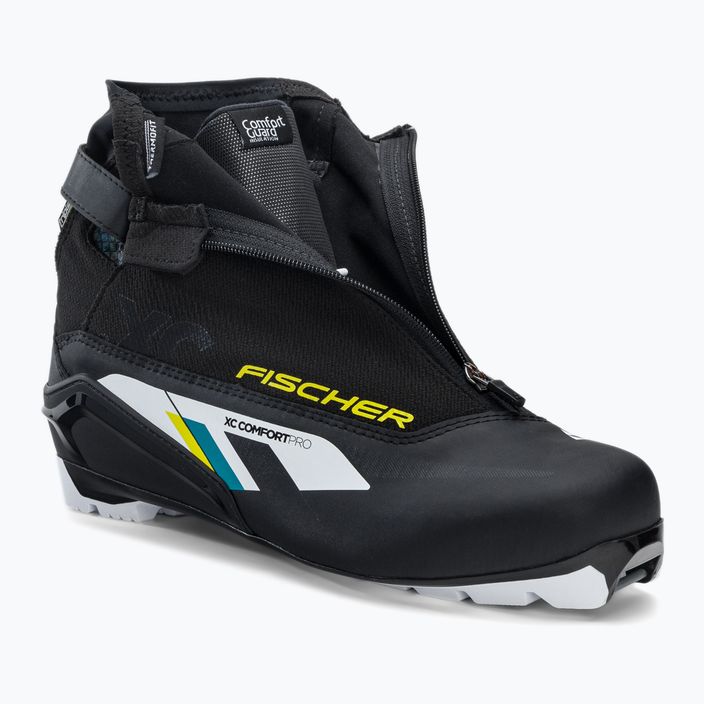 Scarponi da sci di fondo Fischer XC Comfort Pro nero/giallo 6