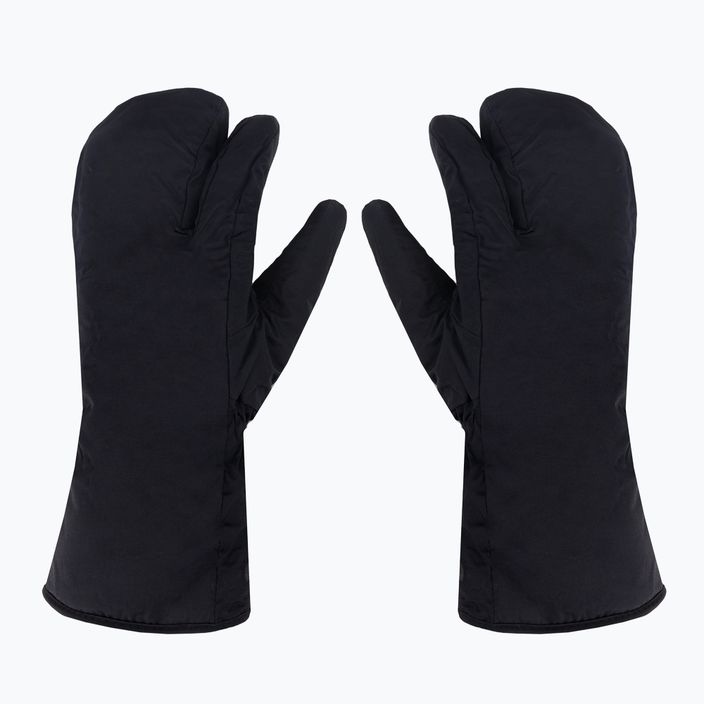 Lenz Heat Glove 8.0 Finger Cap Lobster nero/giallo guanto da sci riscaldato 8