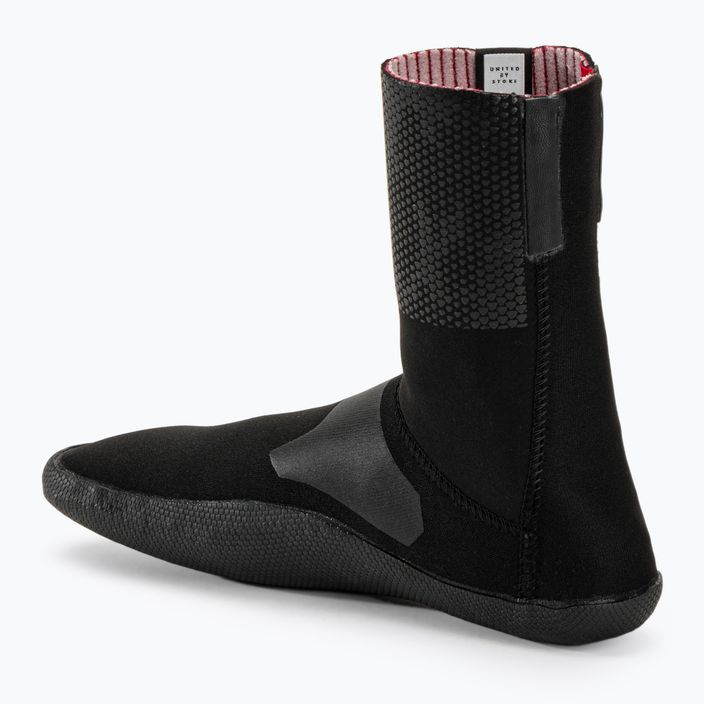 ION Socks Ballistic 3/2 Round Toe calze in neoprene nero 3