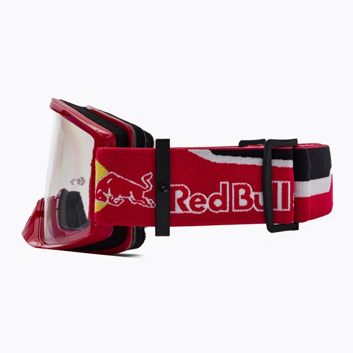 Occhiali da ciclismo Red Bull SPECT Strive rosso/rosso/nero/chiaro lucido 4