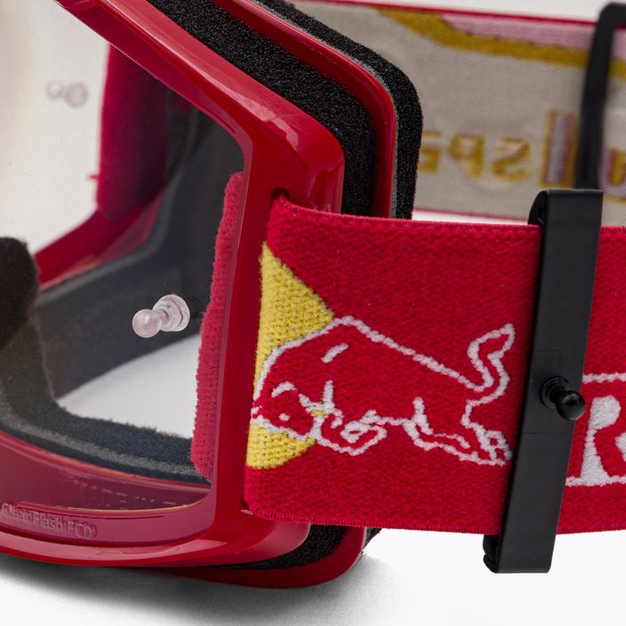 Occhiali da ciclismo Red Bull SPECT Strive rosso/rosso/nero/chiaro lucido 5