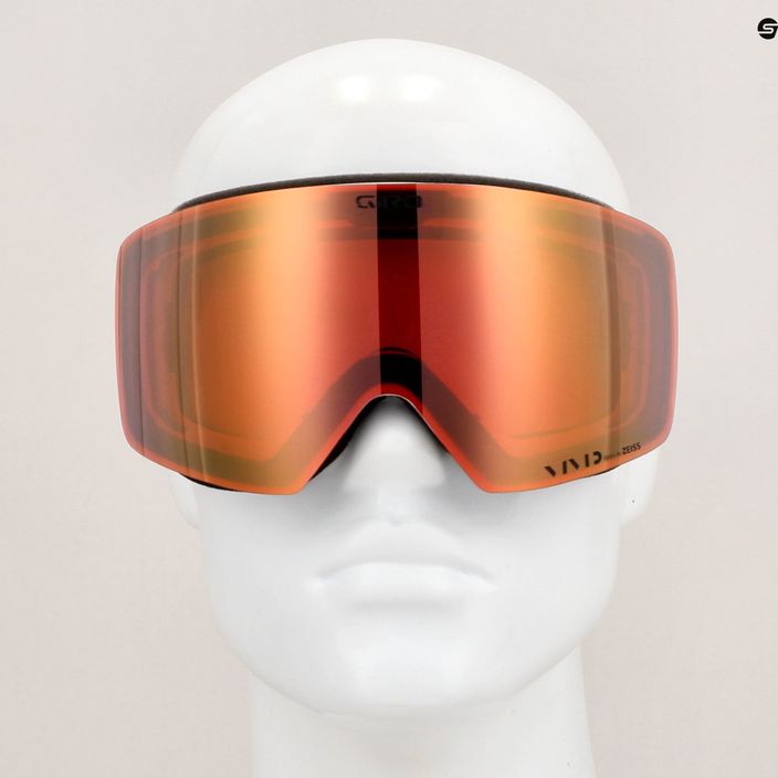 Giro Contour RS occhiali da sci da donna white craze/vivid rose gold/vivid infrared 7