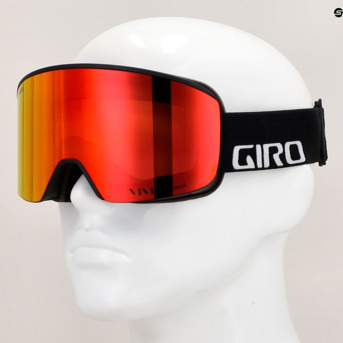 Giro Axis, occhiali da sci con marchio nero/embargo/infrarossi 9