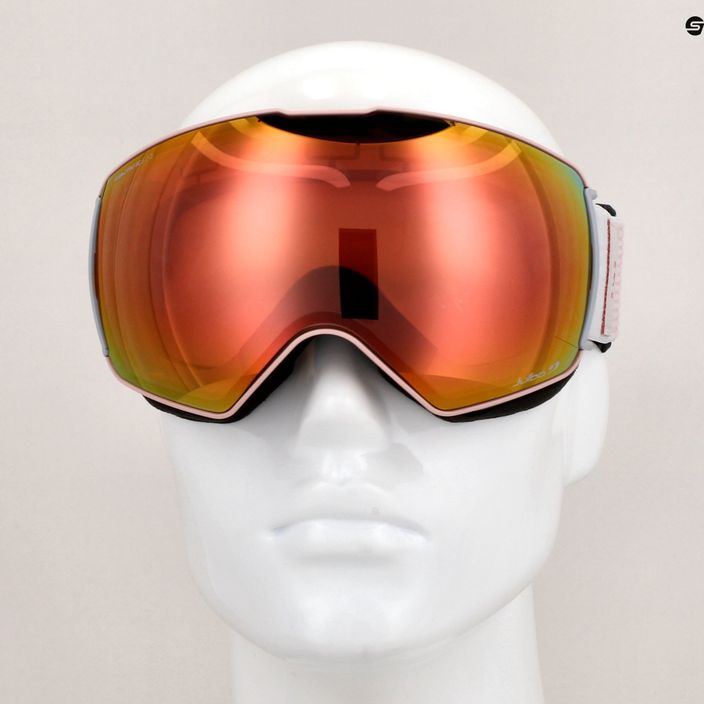 Julbo Lightyear Reactiv Glare Control occhiali da sci rosa/grigio/rosa flash 7