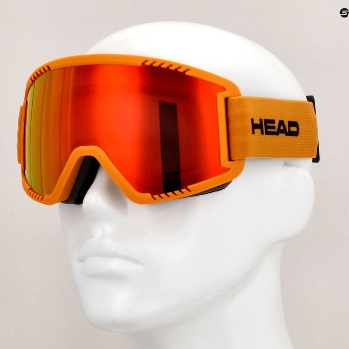 Occhiali da sci HEAD Contex rosso/sole 6