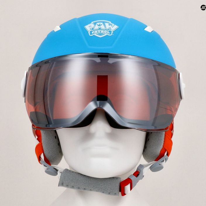 Casco da sci per bambini HEAD Mojo Visor Paw blu 8