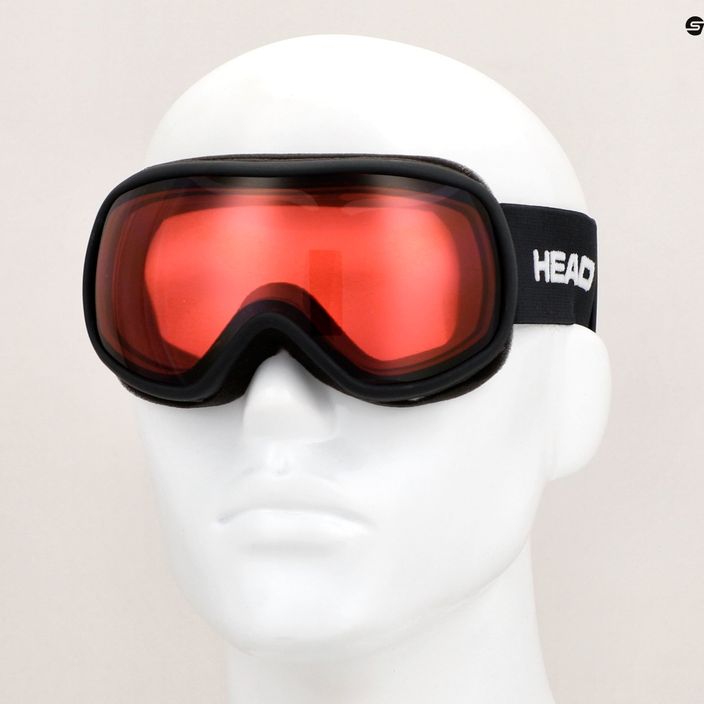 Occhiali da sci HEAD Ninja per bambini rosso/nero 6