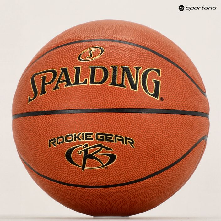 Spalding Rookie Gear Pelle basket arancione taglia 5 5