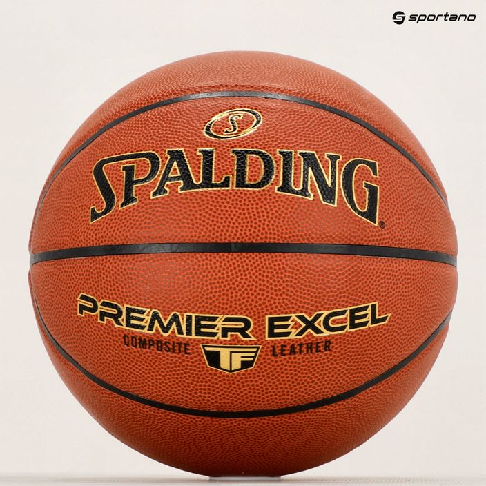 Spalding Premier Excel basket arancione taglia 7 5