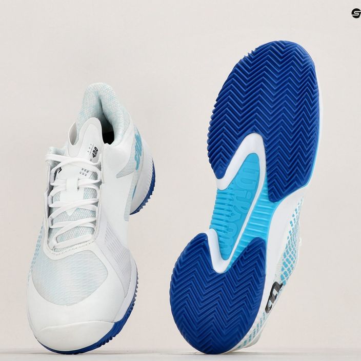 Scarpe da tennis da uomo Wilson Kaos Swift 1.5 Clay bianco/blu atoll/lapis blu 8