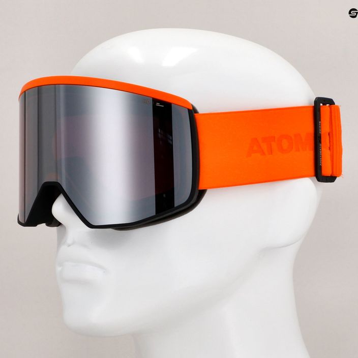 Occhiali da sci Atomic Four Pro HD arancione argento 8