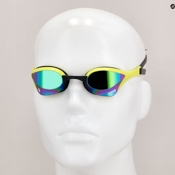 Occhiali da nuoto Arena Cobra Ultra Swipe Mirror emerald/cyber lime 8