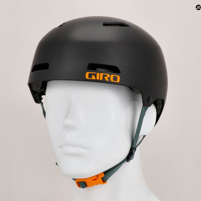 Giro Quarter FS casco nero caldo opaco 8