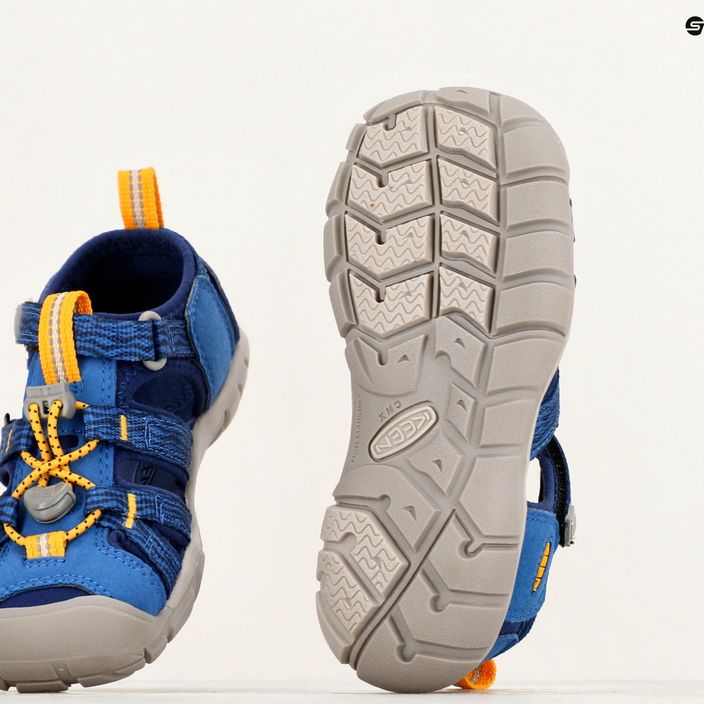 KEEN Seacamp II CNX, sandali da trekking per bambini in profondità blu e cobalto 8