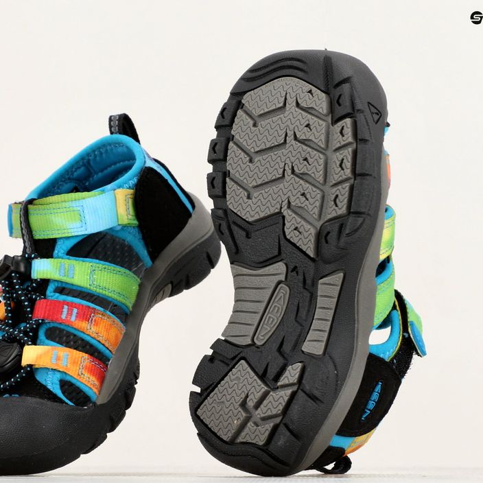 KEEN Newport H2, sandali da trekking per bambini in tinta con l'arcobaleno 8